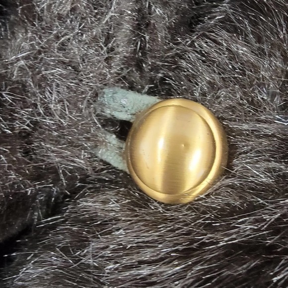 DARK Brown almost Black Mid Length Vintage fur - Picture 11 of 16